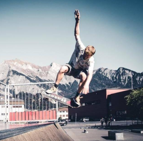 Skateboard, Park Bad Ragaz, Halfpipe